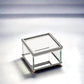 Creative Gifts International - Square Glass Box with Hinged Cover - 3.75"