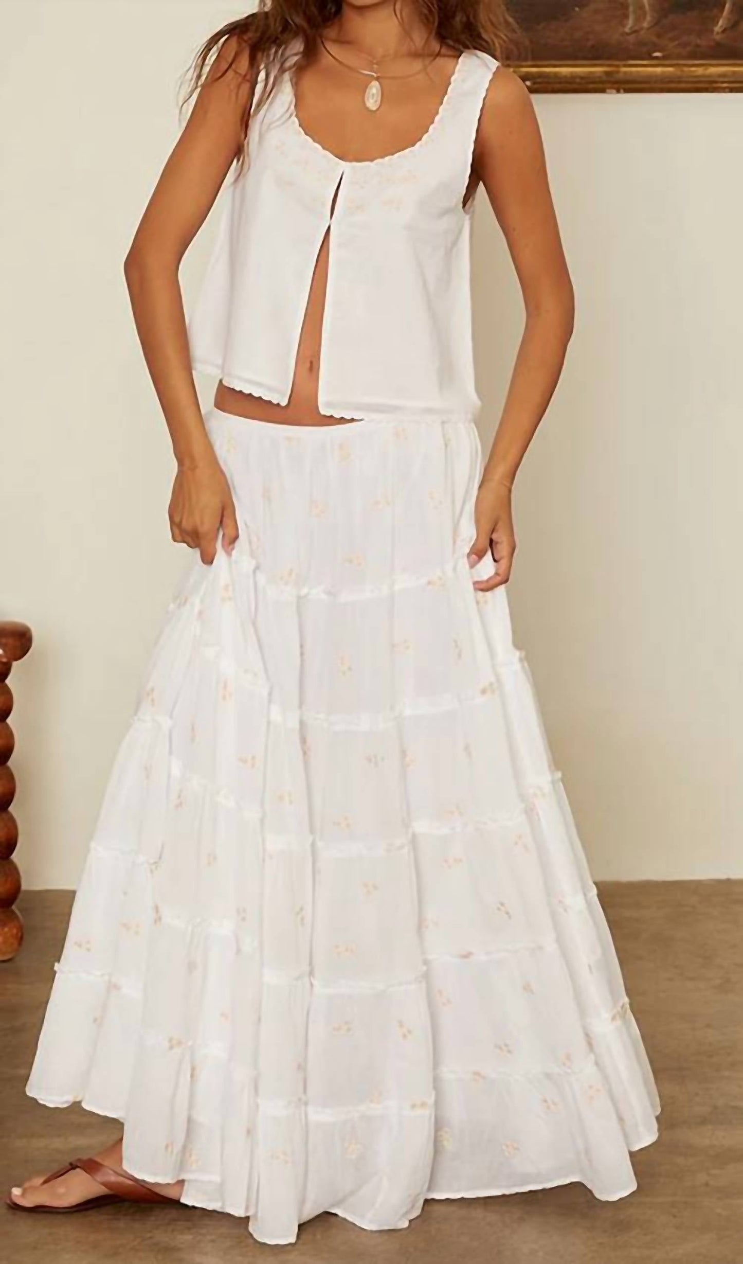 Ciao Lucia - Coralie Embroidered Skirt