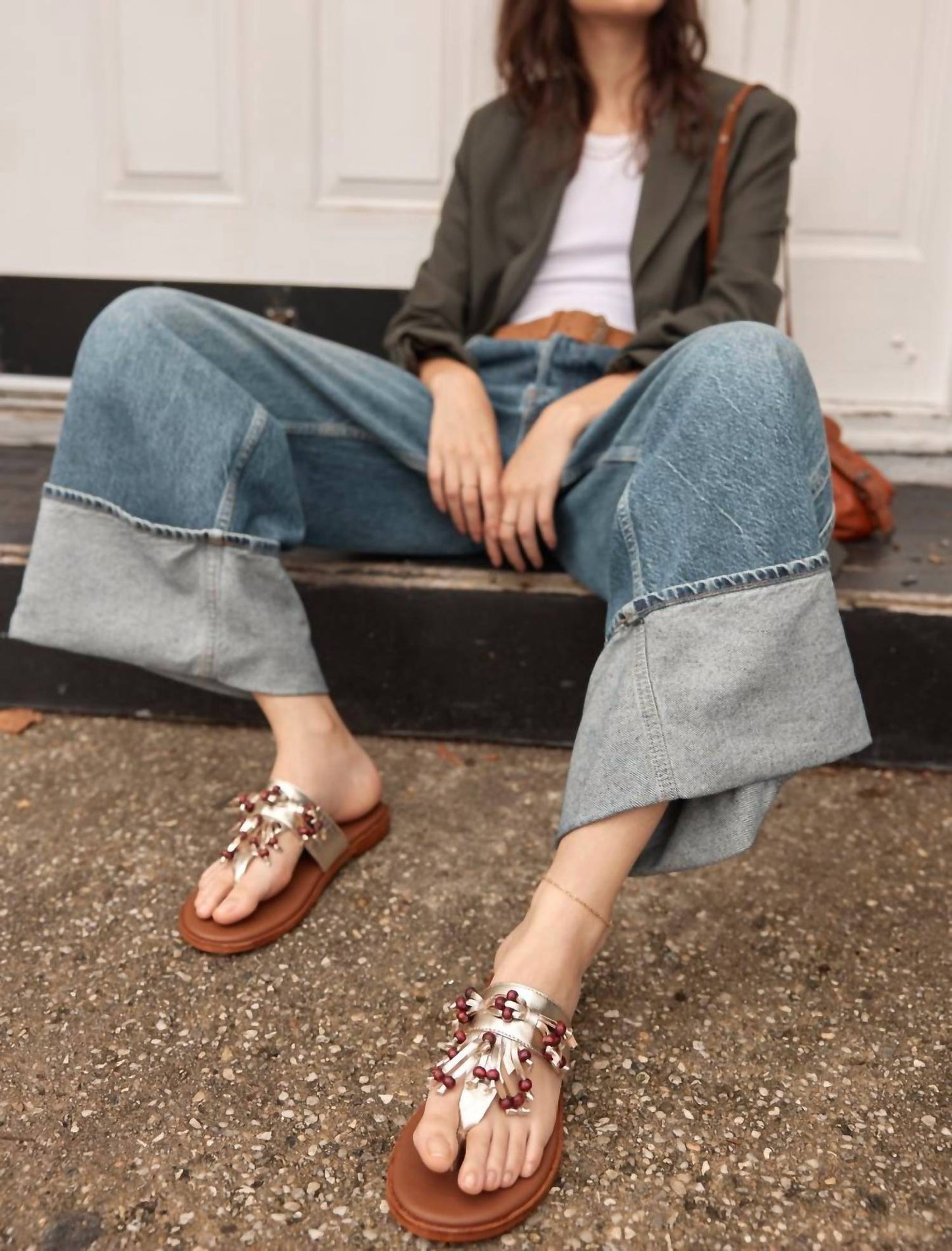 Free People - Women's Sadie Fringe Sandal