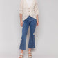 Charlie B - 3/4 Sleeve Vneck Cardigan