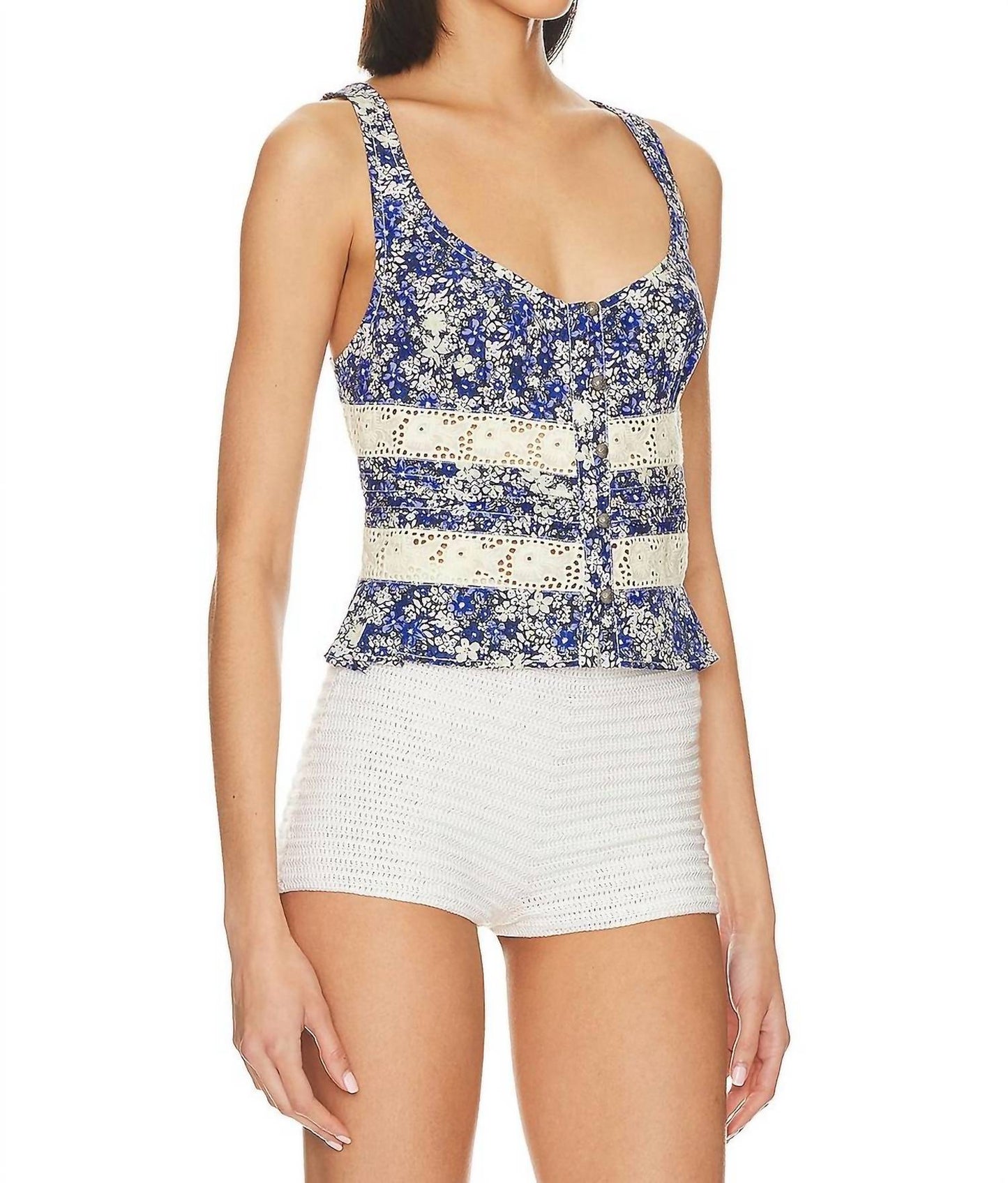 Free People - Kiana Lace Tank