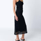 Olivaceous - Malin Crochet Midi Dress