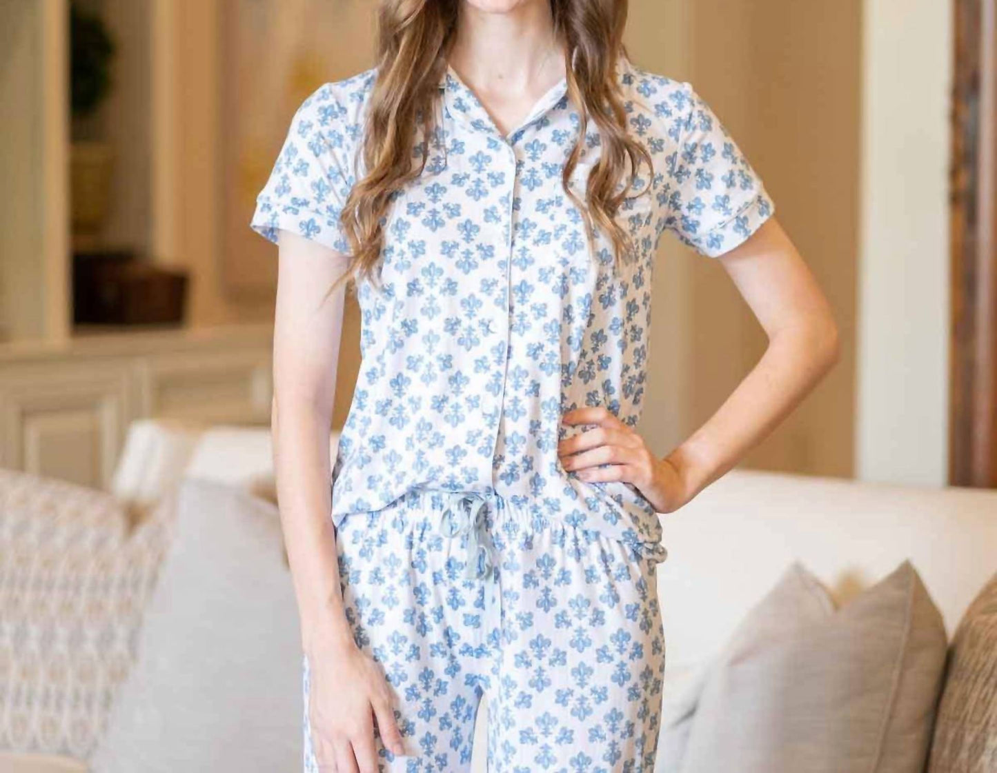 The Royal Standard - Fleur De Lis Button Up & Short Sets