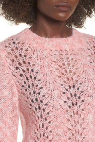 Topshop - Suéter de malha aberta de angorá em mohair com morango