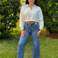 Judy Blue - Classically Cropped Raw Hem Jeans
