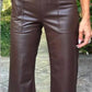 Bevy Flog - Christine Vegan Leather Pull On Pants