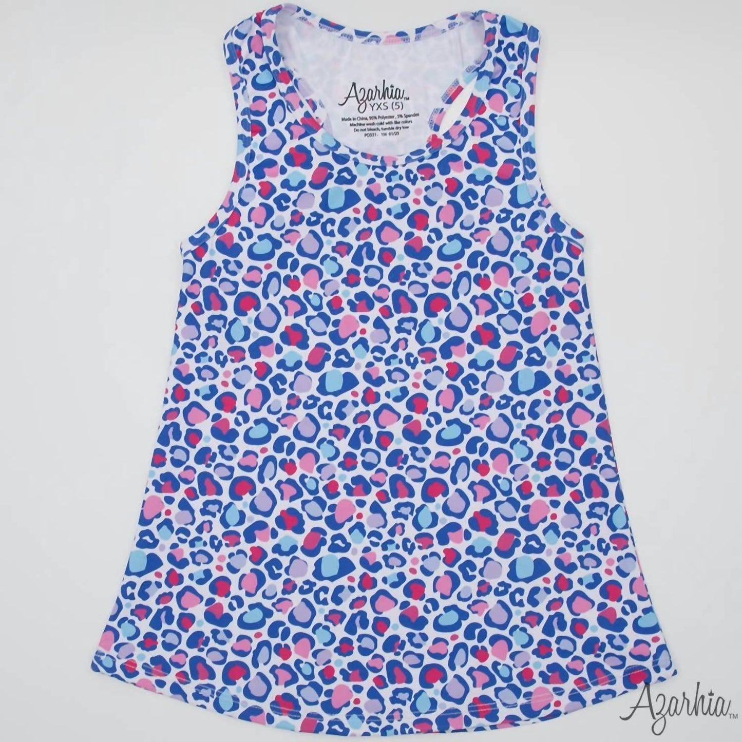 Azarhia - Girl's Leopard Chic Racerback Tank