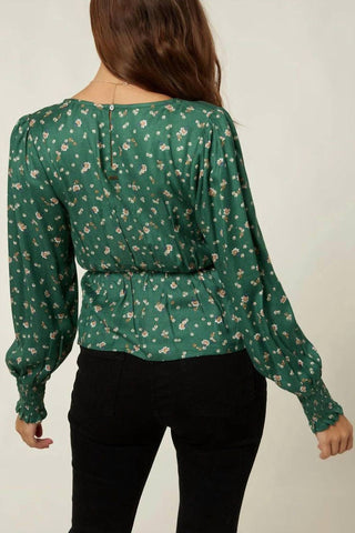 O'Neill - Blusa de manga comprida floral Colette