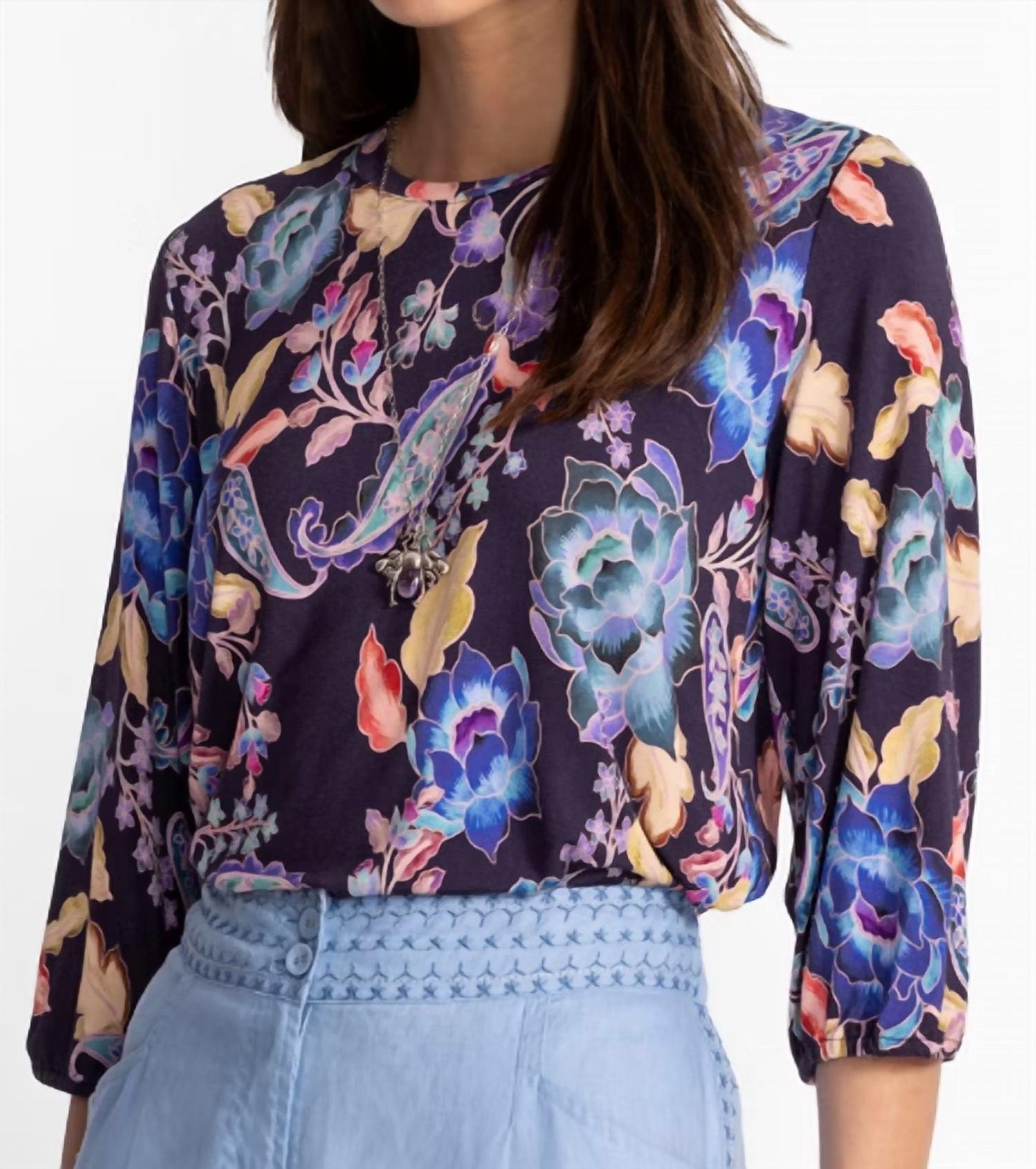 Johnny Was - Janie Favorite Puff Sleeve Top