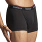 Pacote com 2 cuecas boxer masculinas Stanfield's, pretas, tamanho médio