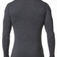 Camisa térmica masculina Stanfield's de manga comprida em mistura de lã merino, cinza, tamanho extragrande