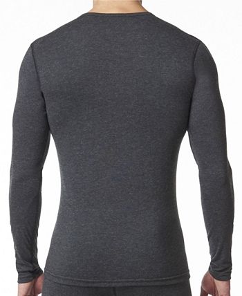 Camisa térmica masculina Stanfield's de manga comprida em mistura de lã merino, cinza, tamanho extragrande