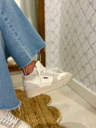 Tênis de cano alto vintage Havana - Celeste