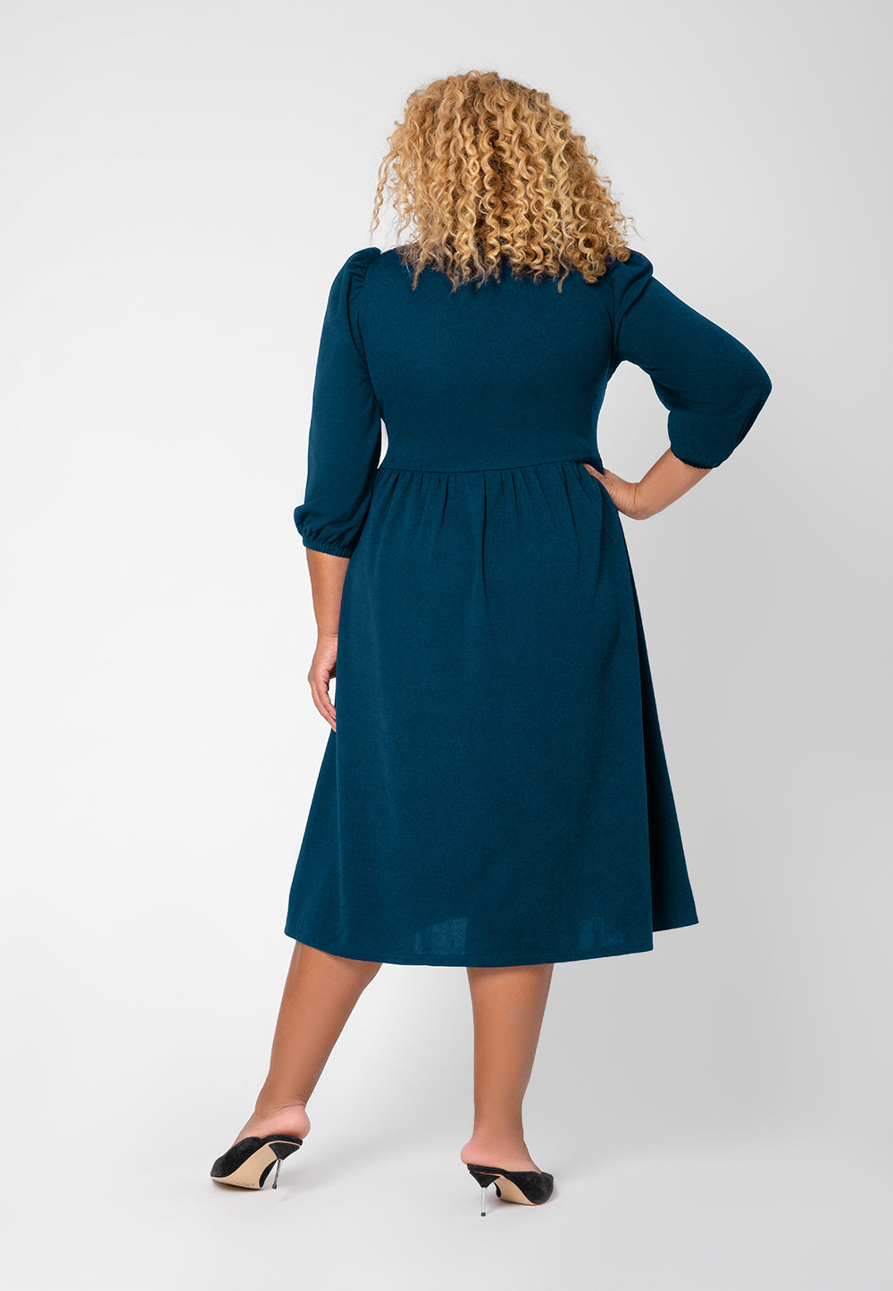 Vestido Iman Feminino Leota Azul Tamanho 2X