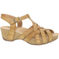 Dansko - Women's Tinley Tan Milled Burnished Leather Sandals