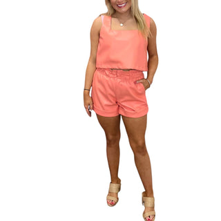 Buddylove - Shorts de couro vegano Peyton