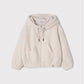 Mayoral - Girls' Hooded Zip Fuzzy Jacket