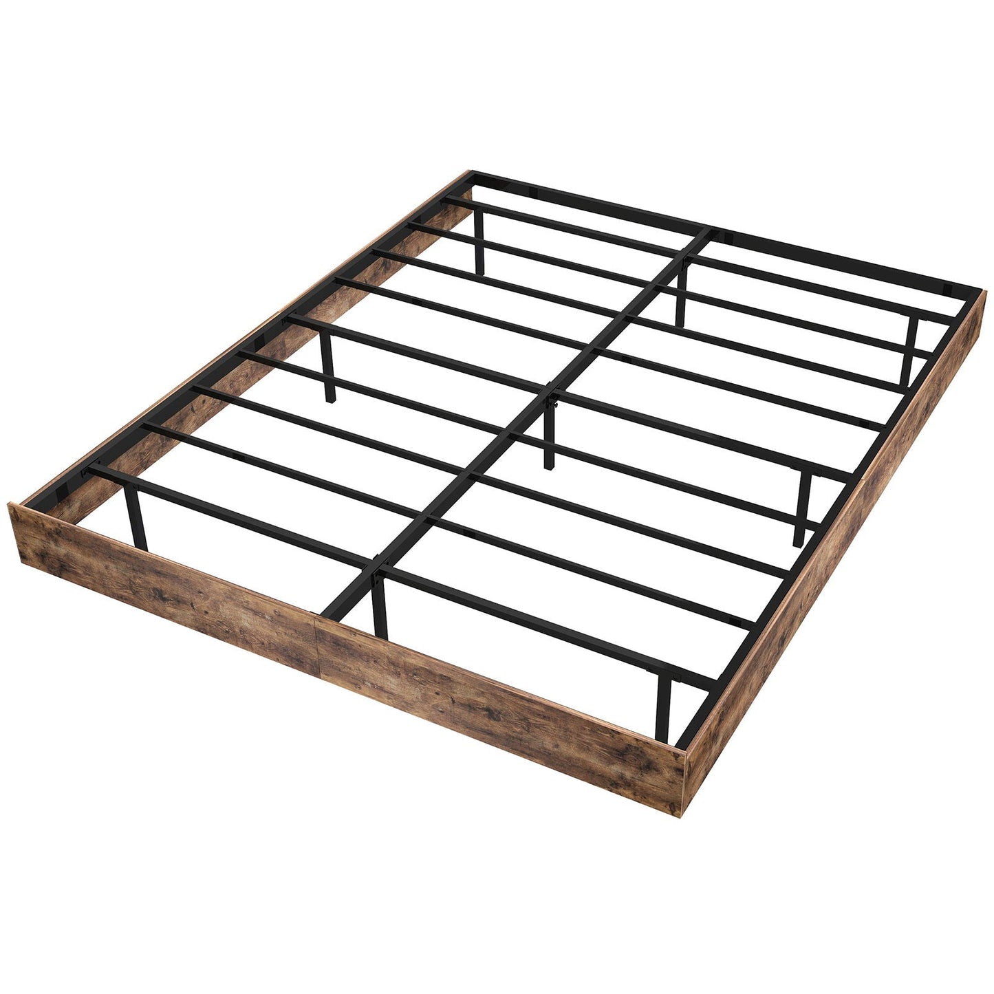 Platform Floating Bed Frame With RGB LED Lights