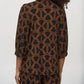 Joseph Ribkoff - Chain Print Puff Sleeve Top