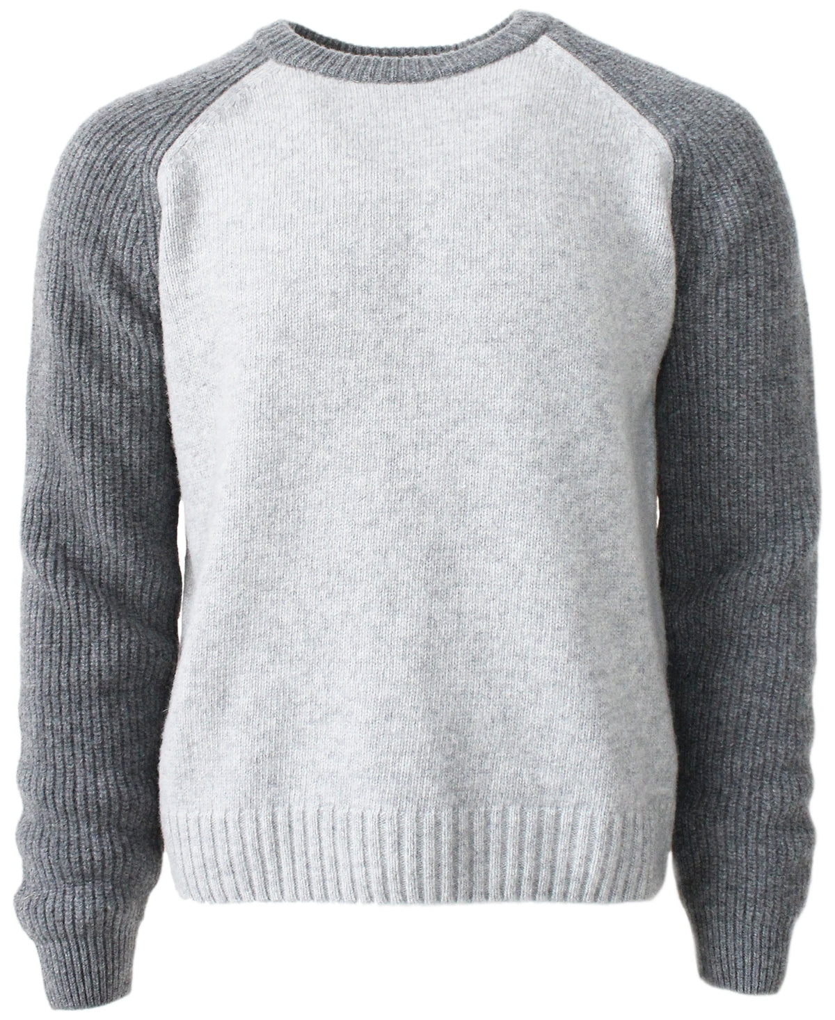 Suéter de beisebol Benson masculino Mon Tremblant Relaxed Fit, cinza, tamanho médio