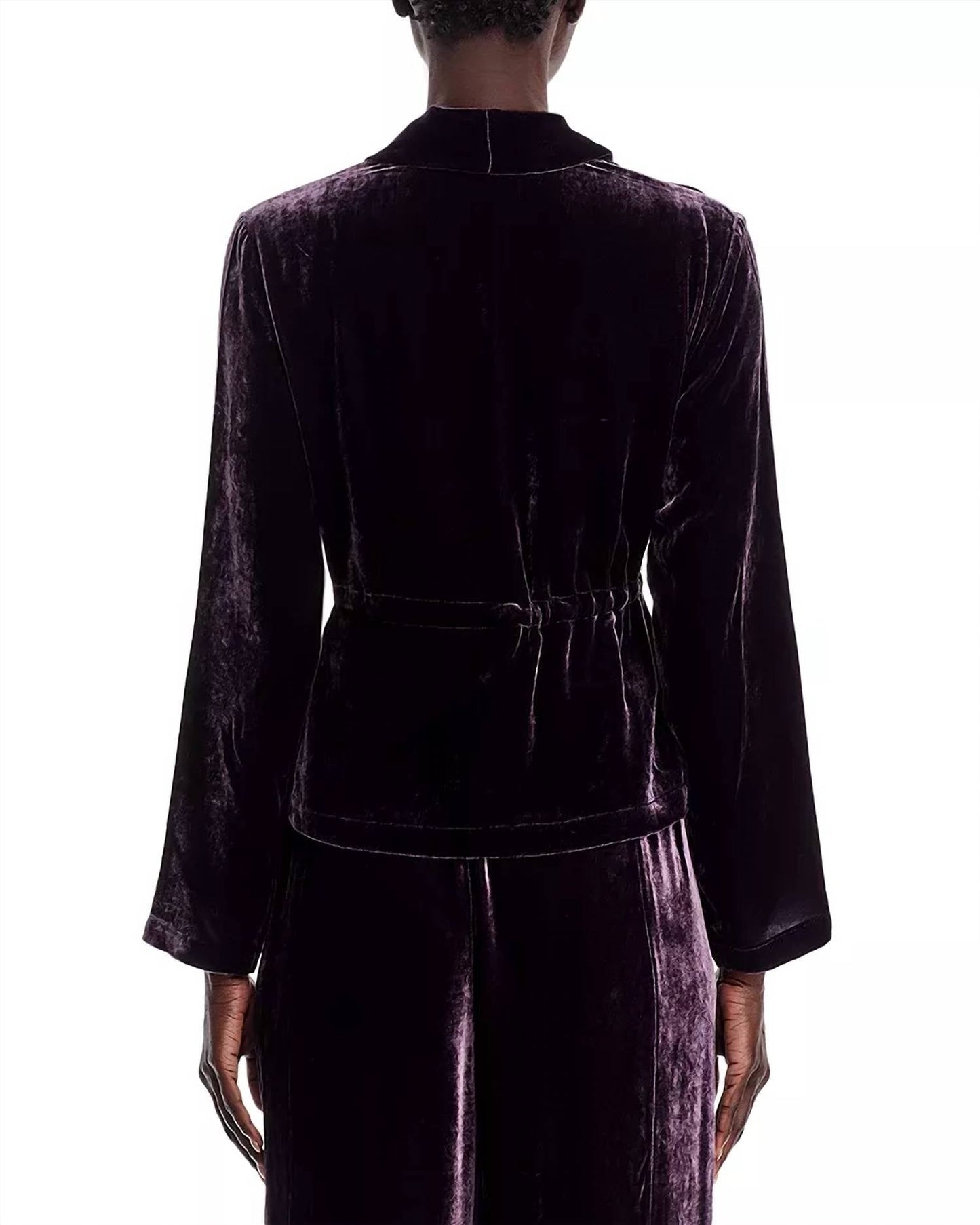 Eileen Fisher - High Collar Velvet Jacket
