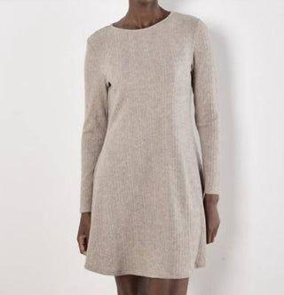 Apricot - Waffle Stripe Soft Touch Dress