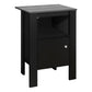 Accent Nightstands with Storage and Transitional Style