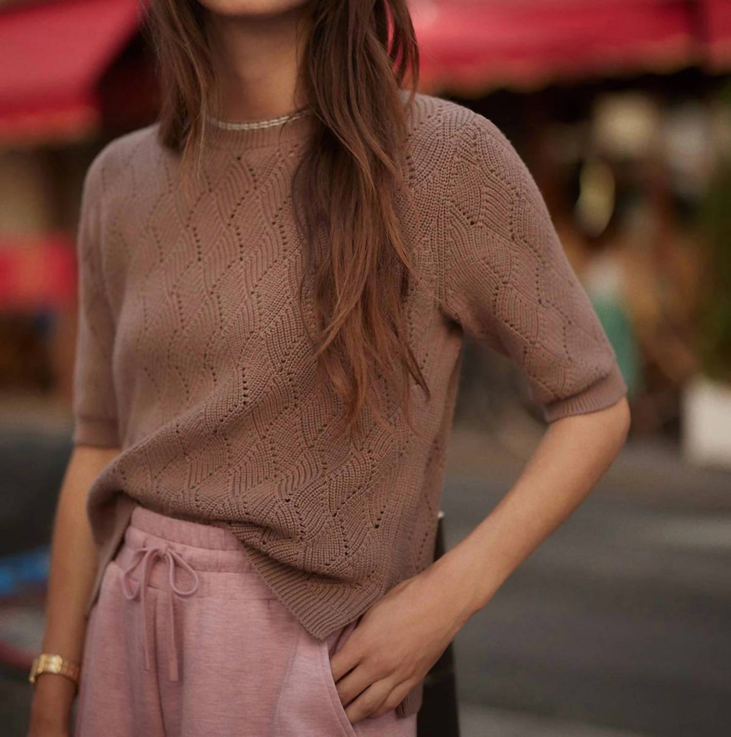 Varley - Agathe Knit Top