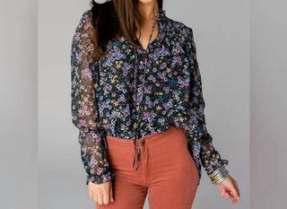 Buddylove - Blusa de manga comprida com botões Everly