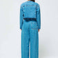 Etica - Raven Pleated Wide Leg Jean
