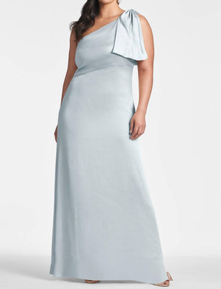 Sachin & Babi - One Shoulder Bow Chelsea Gown