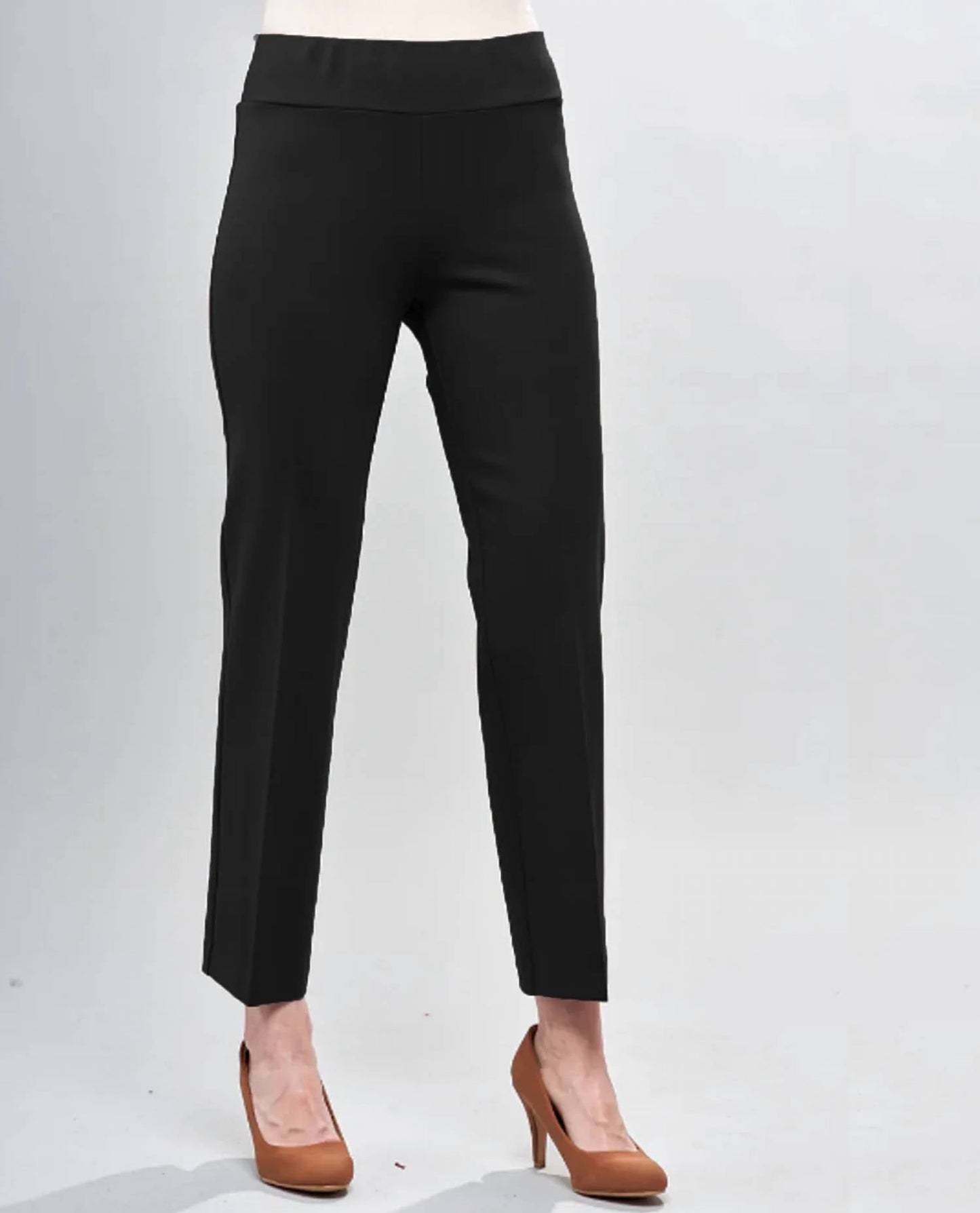 Insight - Solid Modern Bootcut Pull On Pant