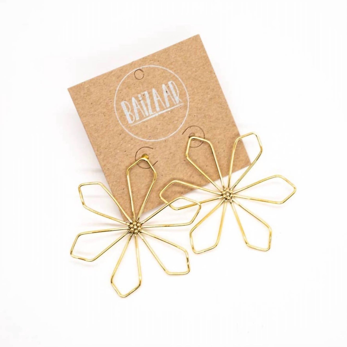 Baizaar - Women's Flower Cutout Stud Earring