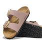 Birkenstock - Unisex Arizona Big Buckle Nubuck Leather Sandals - Narrow