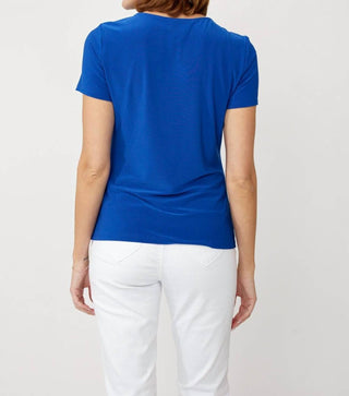 Frank Lyman - Blusa casual com decote redondo