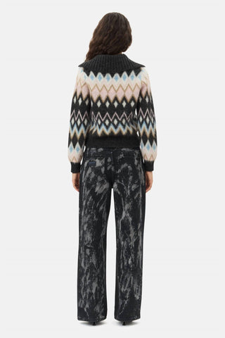 Ganni - Cardigan de Alpaca Finamente Escovado