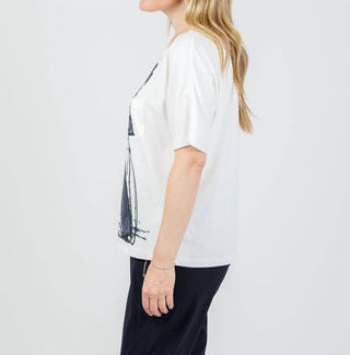 Oui - Women's Cloud Dancer Top