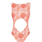 Lia Sahara - Women's Cut Out One Piece + Reversible Ruffles