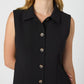 French Connection - Azra Twill Sleeveless Button Dress