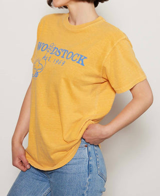 Pessoas de Lazer - Camiseta Peanuts Woodstock 1969