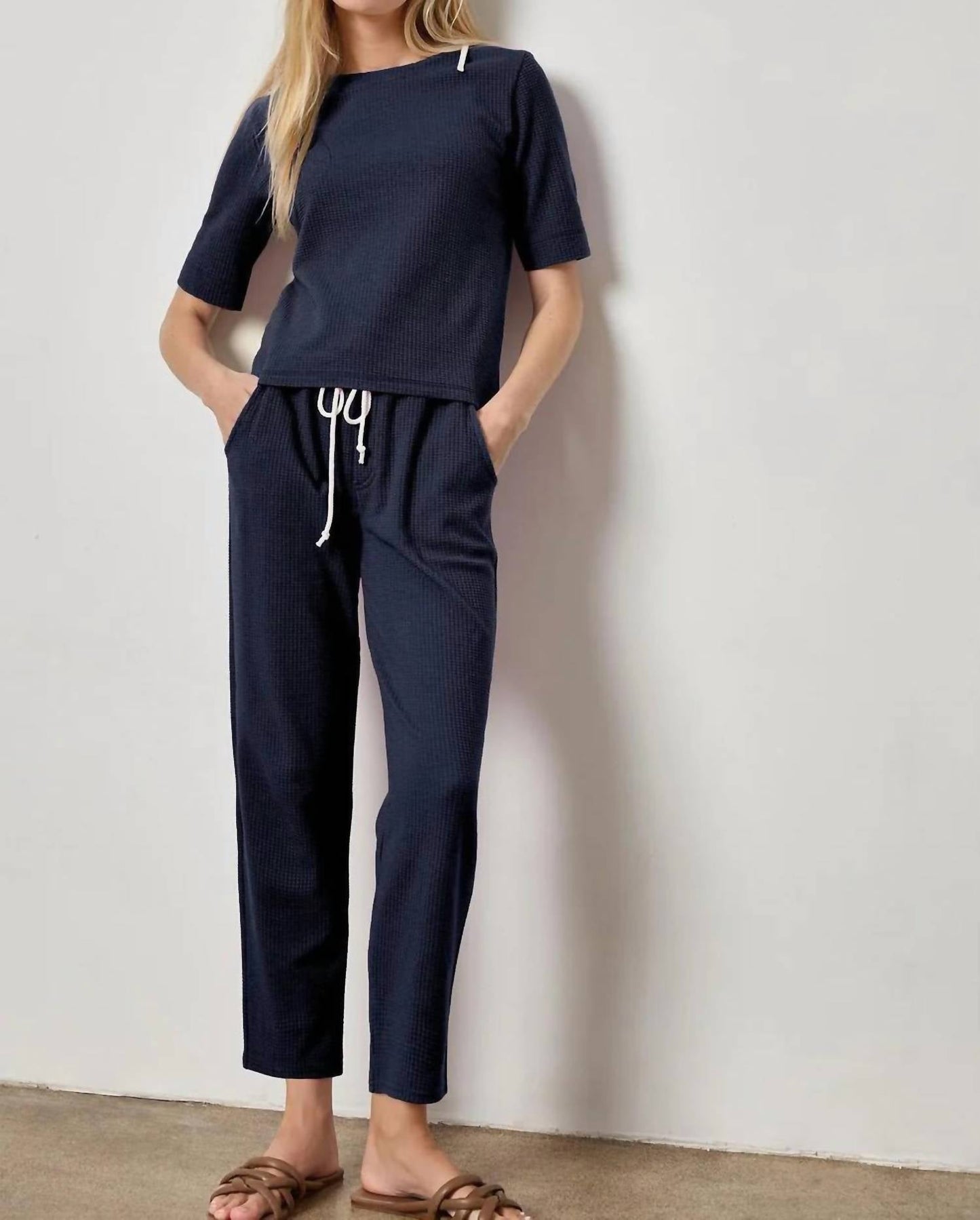 Lilla P - Drawcord Waffle Pant