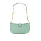 Michael Kors - Women's Carmen Leather Pouchette Shoulder Crossbody Purse Small
