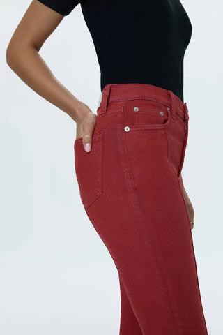 Pistola - Calça curta bootcut com cintura alta e costura Lennon