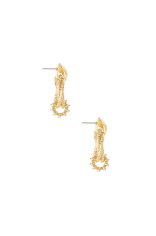 Ettika - Women's Mini Barrel Crystal Earrings