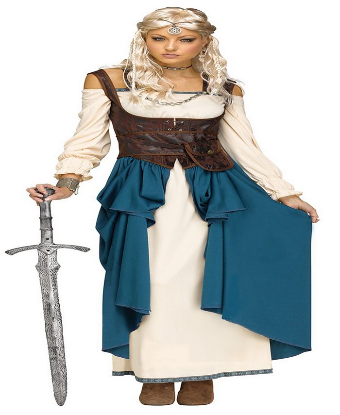 Compre Fantasia de Rainha Viking Feminina Seasons Branca Tamanho Médio