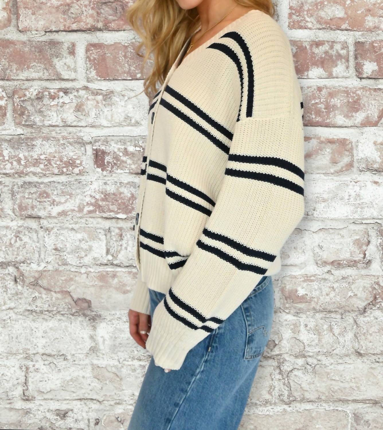 Z Supply - Boyfriend Striped Cardigan