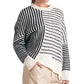 Elan - Aysmmetrical Striped Sweater