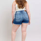 Judy Blue - High Waist V Front W/ Shield Pockets Denim Short