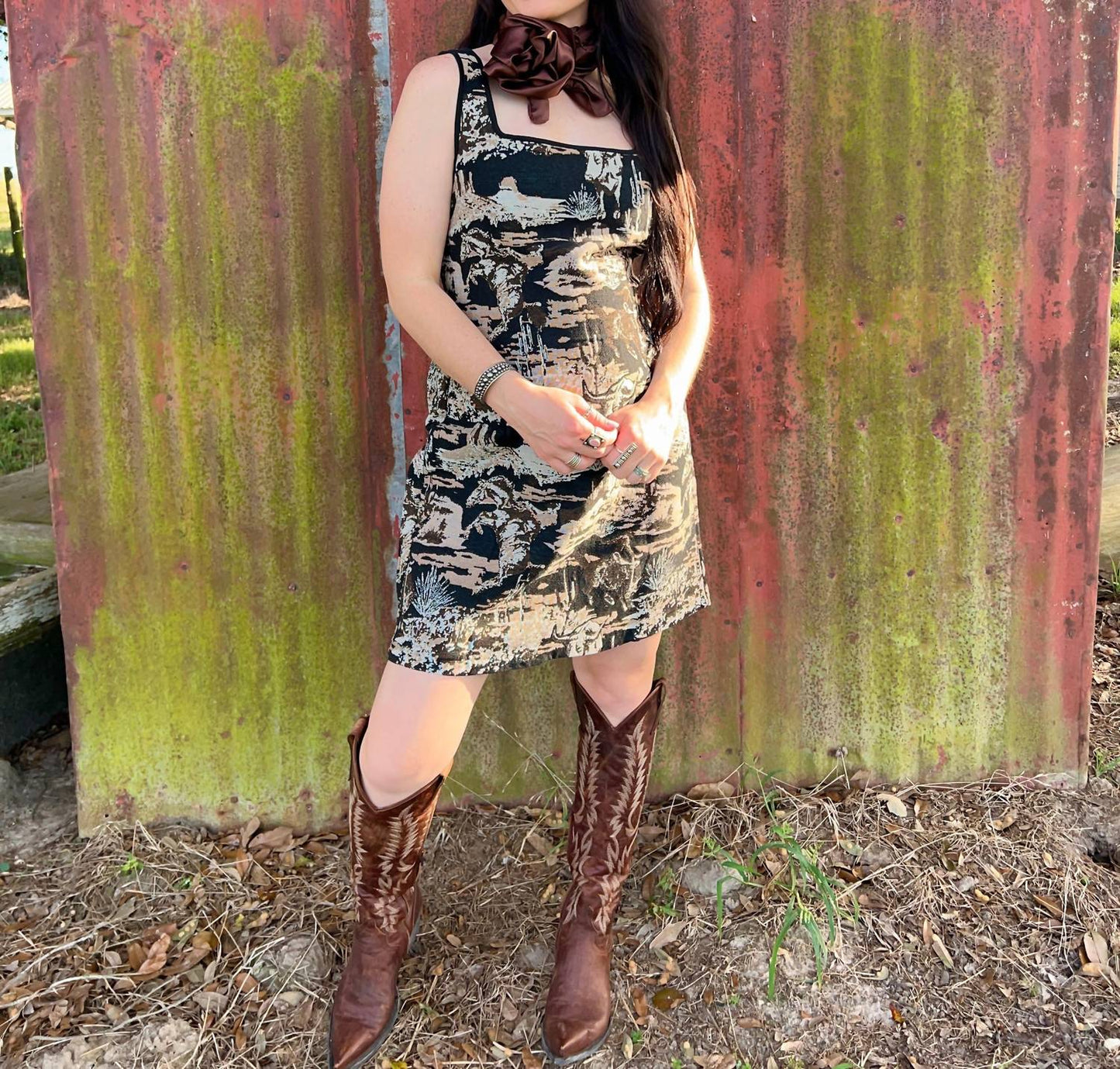 2Flyco - Painted Desert Sleeveless Mini Dress