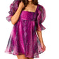 Buddylove - Betsy Puff Sleeve Babydoll Dress